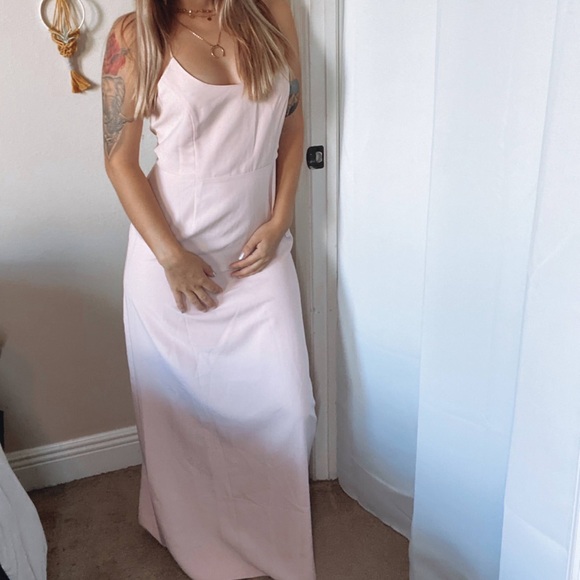 ASOS bridesmaid pink blush dress - Picture 5 of 10